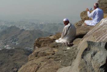 On the Jabal Nur overlooking Mecca.